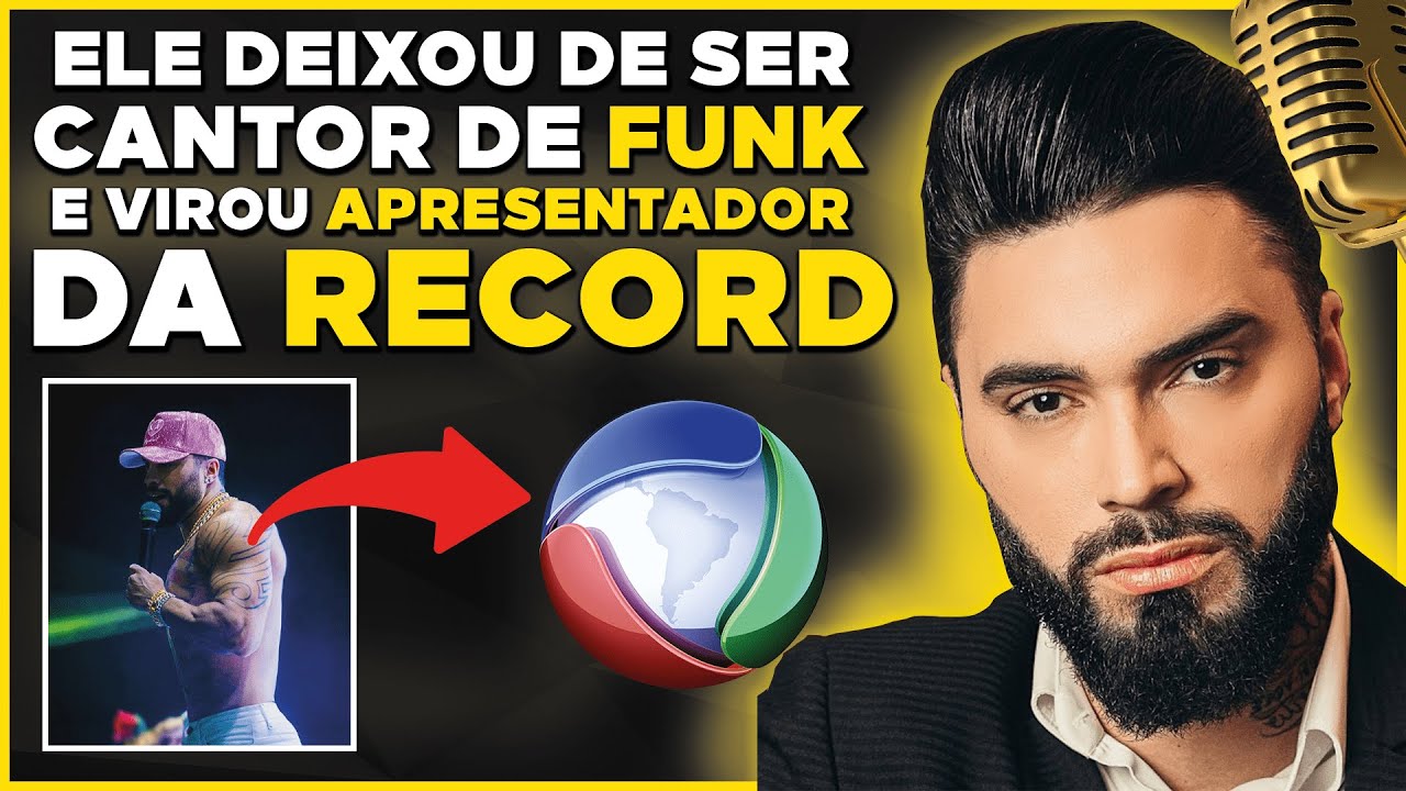 LARGOU a carreira de MC e se tornou APRESENTADOR da RECORD - FIALHO - VendeCast #03