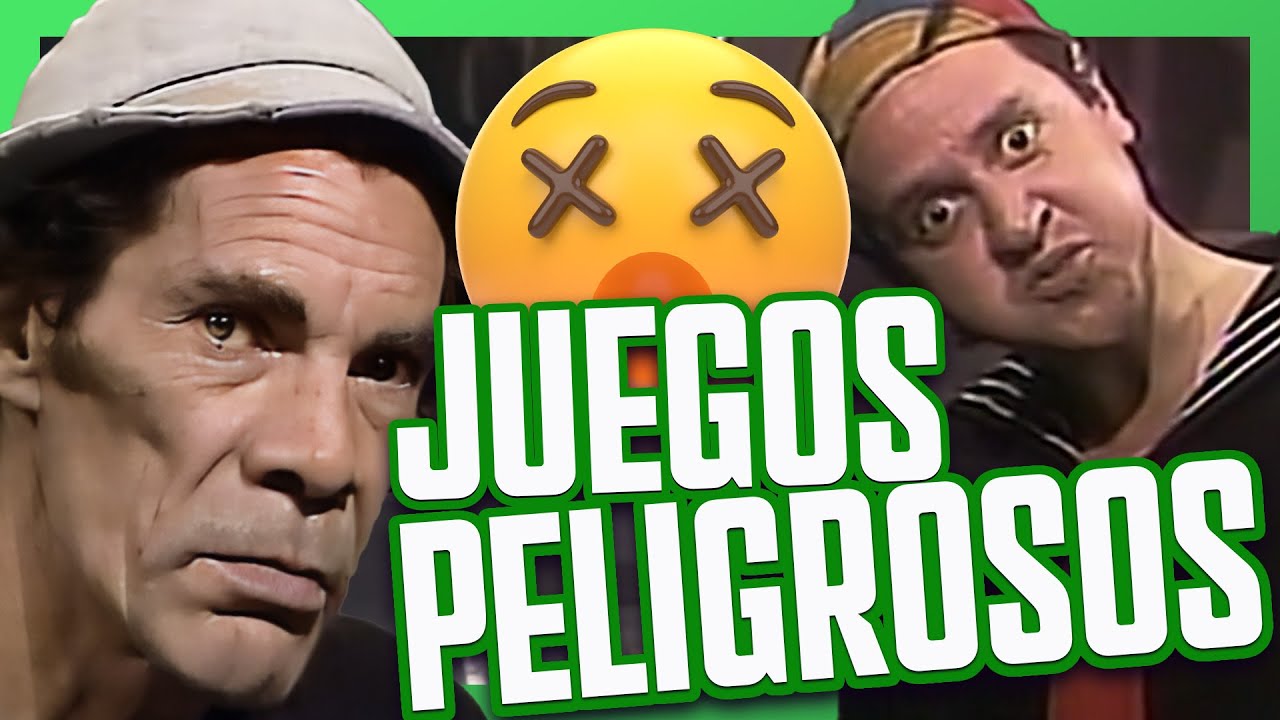 Quico finge ser atropellado con ayuda de la Chilindrina y el Chavo.