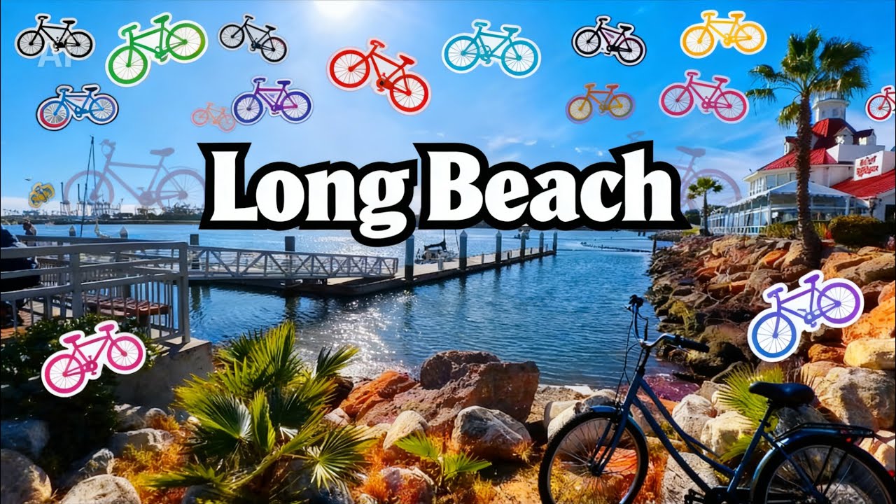 Cycling Long Beach #insta360 #longbeach #california #cycling #roadbike  #bike #socal #travel #la