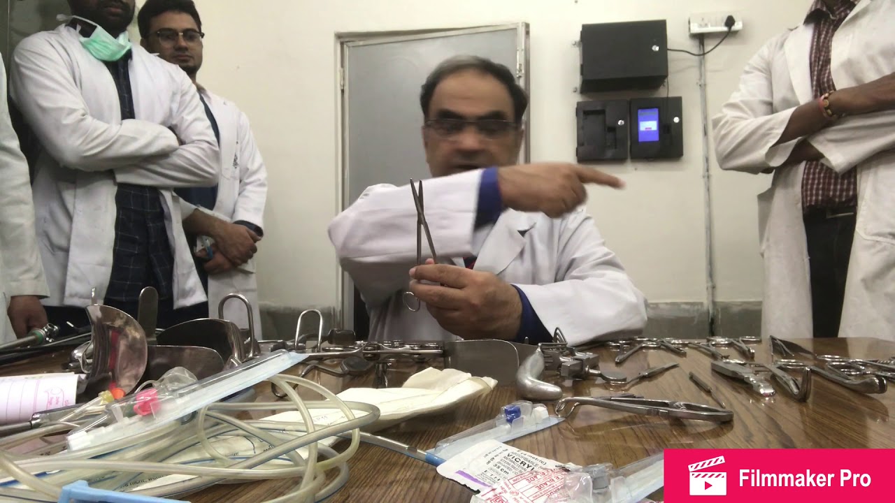 Instruments + surgical procedures by Dr Chintamani (for practical exams)