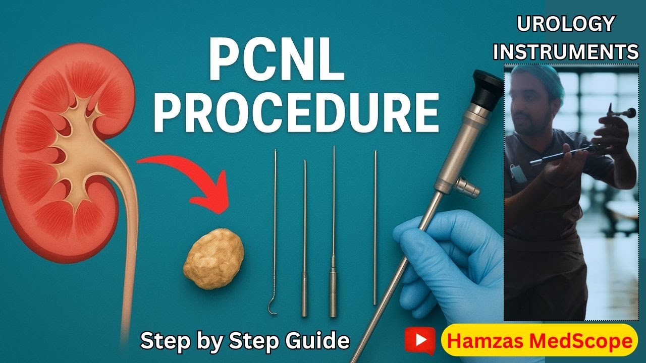 PCNL Procedure | Step-by-Step Practical Demonstration on Instruments #urologysurgery #mbbs #medical