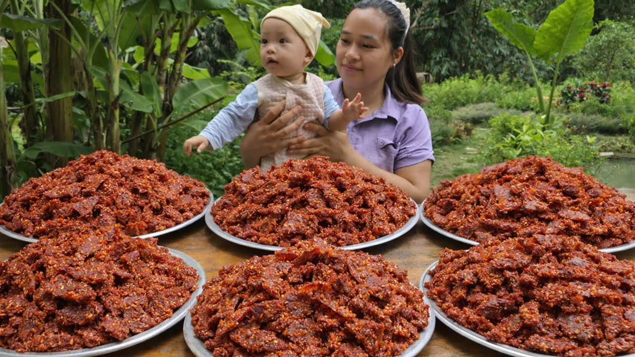 Making Vietnamese Beef Jerky the Traditional Way | Sun-Dried Spiced Beef