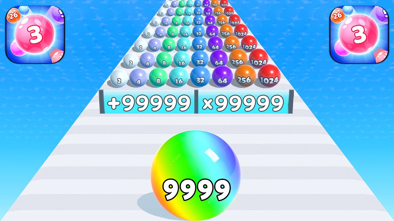 Top TikTok Gameplay Long Video Satisfying Mobile Games - Going Balls, Canvas Run, AZ Run .. ioiyfewk