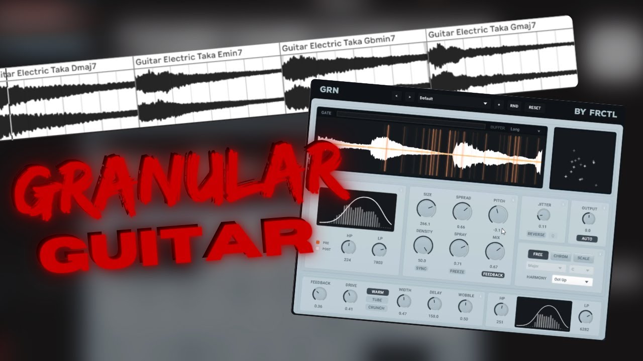 Granular Synthesis on Guitar - Ambient Texture Sound Design (No Talking)