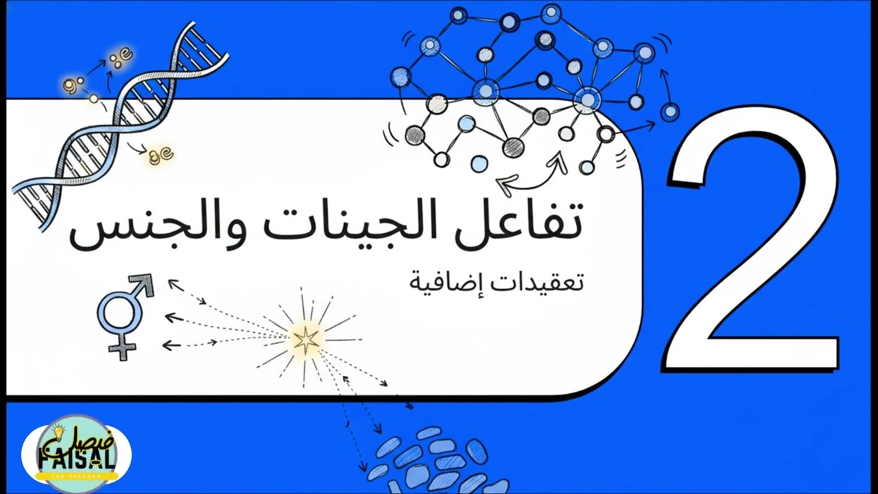 الخطوط العريضة - احياء 2-2 - الانماط الوراثية المعقدة