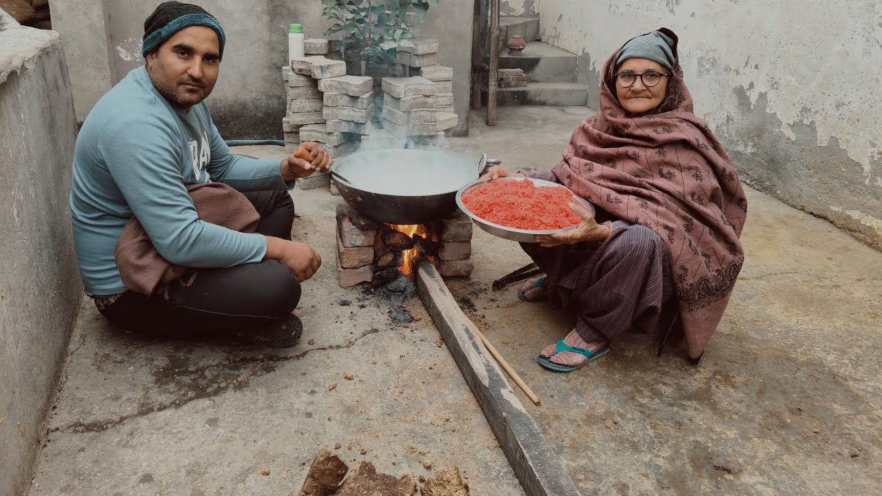 देशी ब्लाग 🍲 आज बनाया गाजर का हलवा