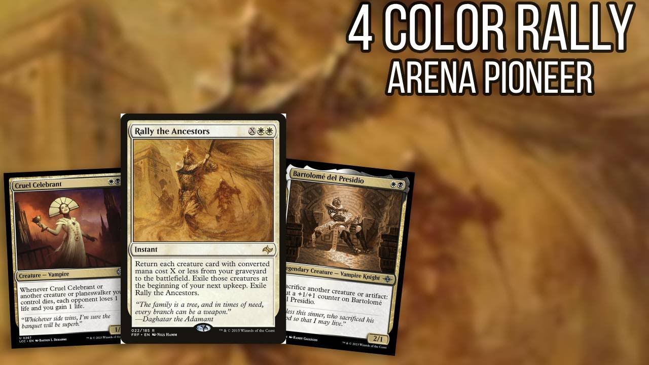 4 Color Rally in Pioneer | 5 Matches (MTG Arena)