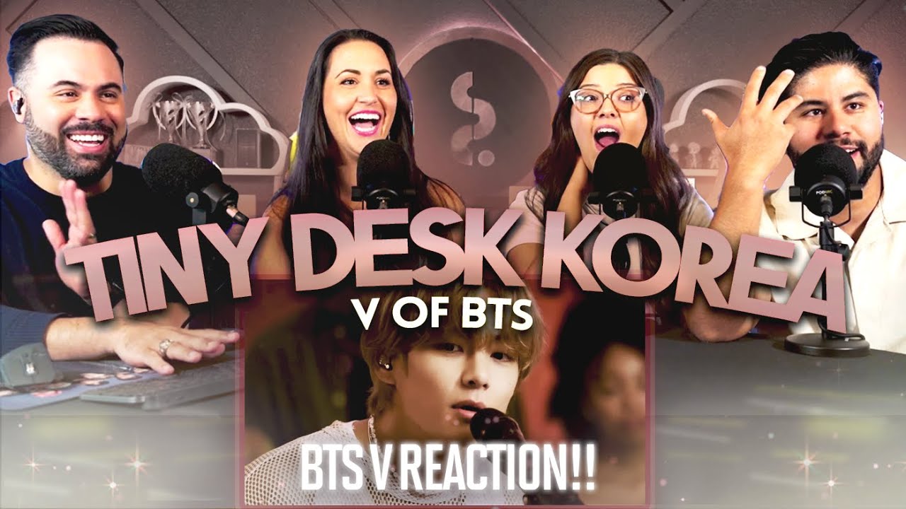 Реакция на «V из BTS Tiny Desk Korea» — мы просто в восторге от этой фотографии🤩🔥 | Реакция пар