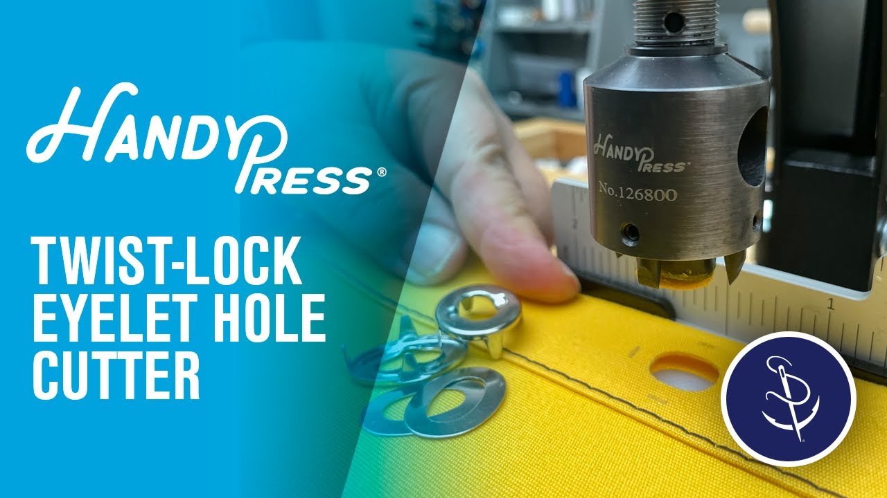 Effortlessly Punch Holes for Twist-Lock Fasteners