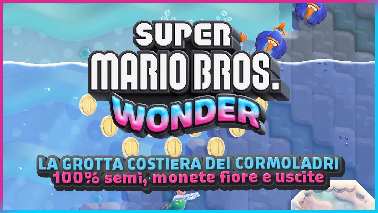 LA GROTTA COSTIERA DEI CORMOLADRI 100% ✔️ (semi, monete e uscite) - Super Mario Bros. Wonder Guida