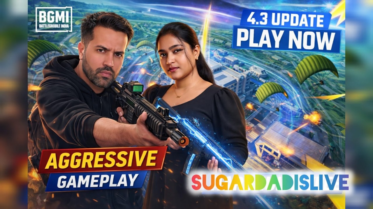 AGGRESSIVE GAMEPLAY | ONLY RUSH | WITH @SUGARDADisLIVE #bgmi  #pubg  #crateopening  #customroom