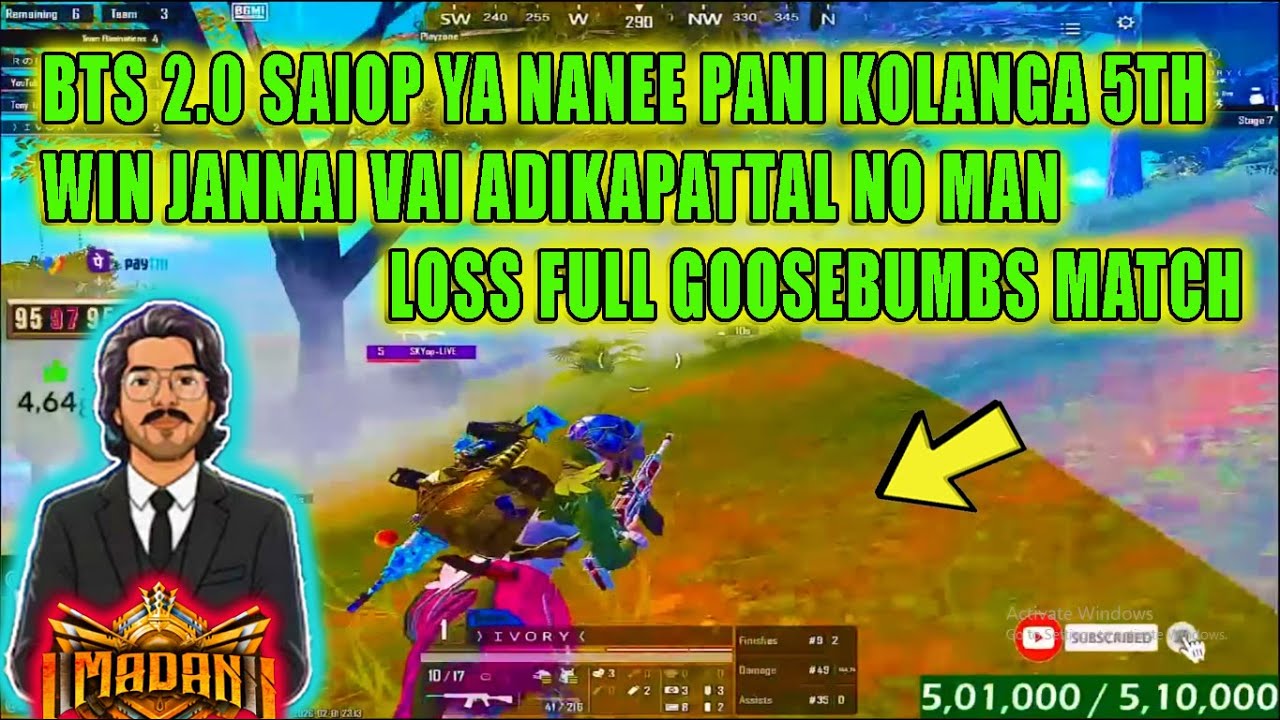 BTS 2.0 SAIOP YA NANEE PANI KOLANGA 5TH WIN JANNAI VAI ADIKAPATTAL NO MAN LOSS FULL GOOSEBUMBS MATCH