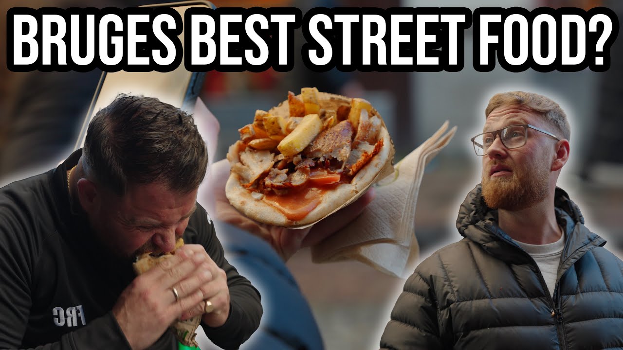We Try The HUGELY Popular Olive Street Food in Bruges