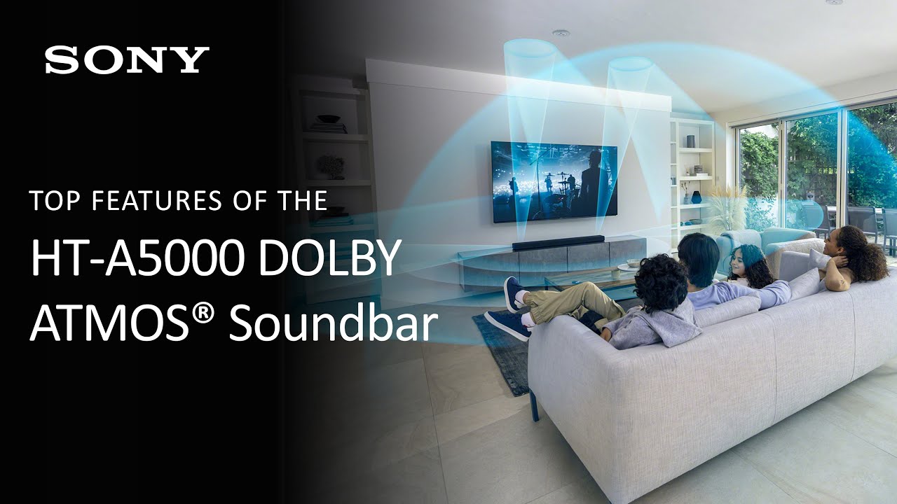 Sony | HT-A5000 5.1.2ch Dolby Atmos® Soundbar Product Overview