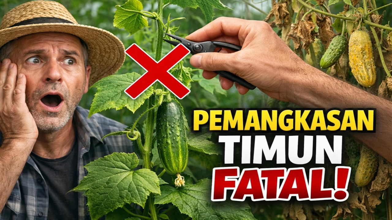PEMANGKASAN MENTIMUN: KESALAHAN TERBESAR yang Bisa Bikin Panen Hancur! Ini Pengalaman Saya Selama 1