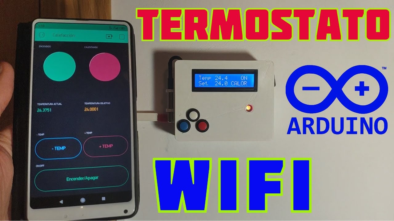 #106 Termostato WiFi. ARDUINO FÁCIL