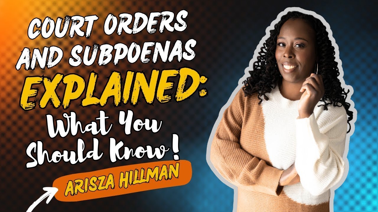 (CORRECTION) Court Orders vs Subpoenas: What’s the Real Difference? || LCSWVIBES