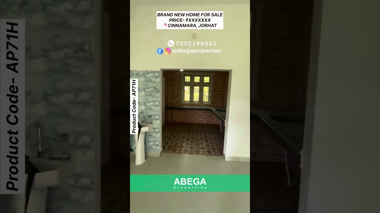 BRAND NEW HOME FOR SALE IN JORHAT ASSAM  ☎️7002196002
