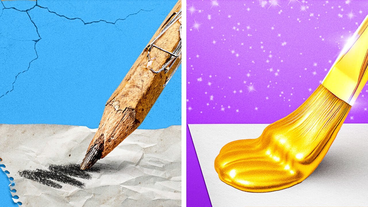 IDÉES ET ASTUCES D'ART EXTRÊMES 🧜‍♀️ Créations miniatures adorables et Idées DIY par 123 GO! Like