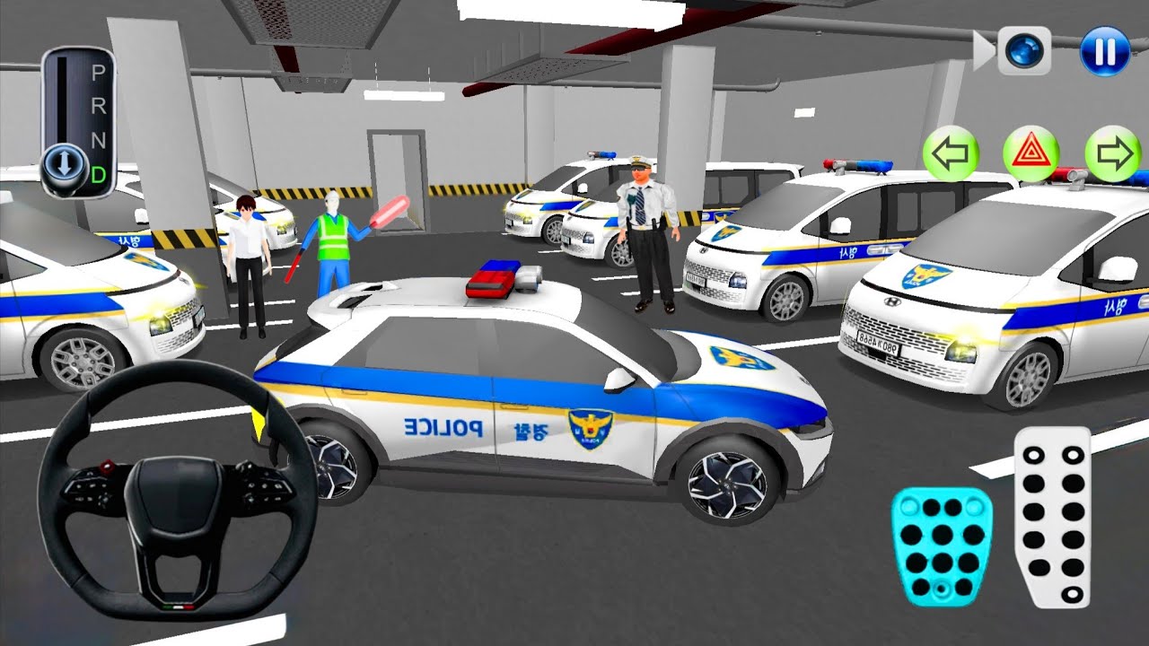 Ultimate Police Vehicle Parking in City Garage 🚔🚧 | Android Car Games 2025