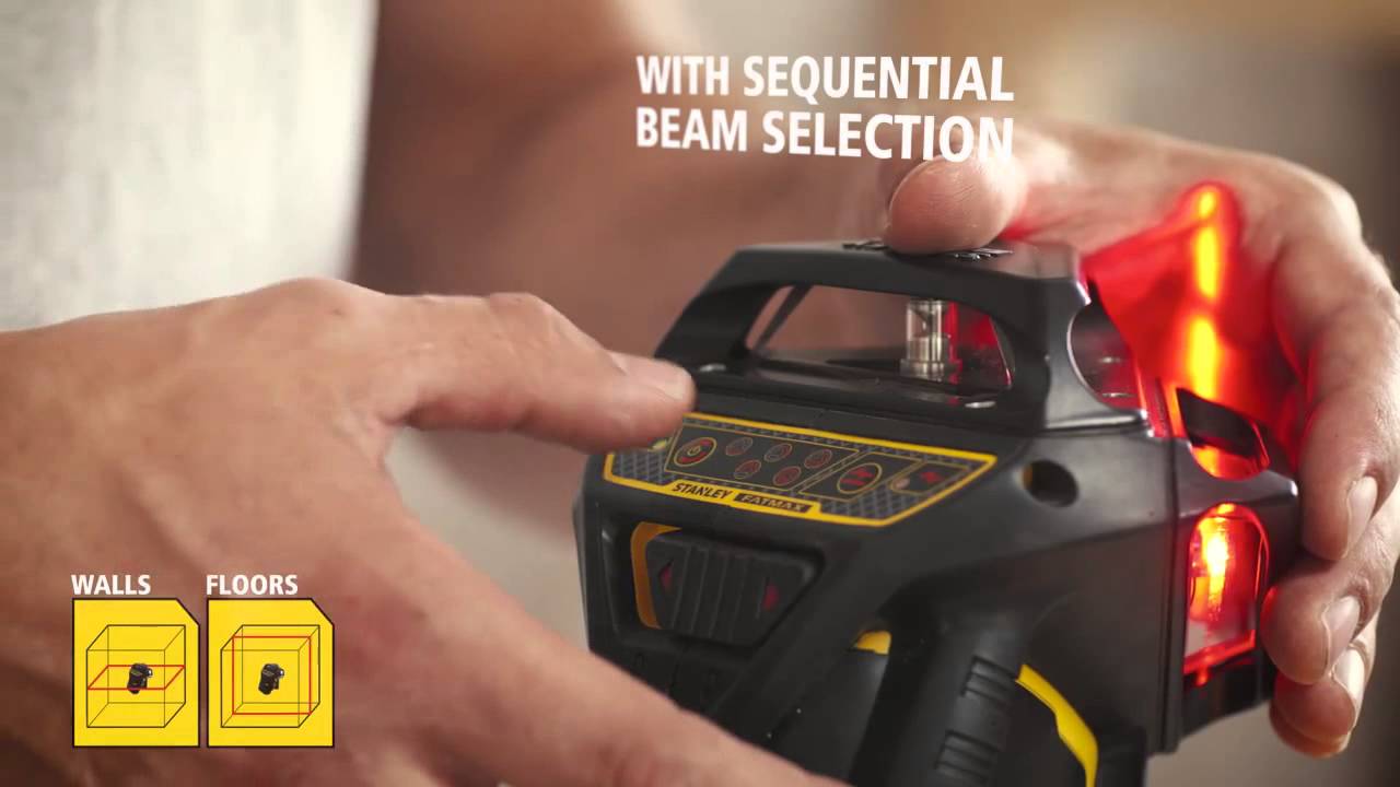 Stanley UK FatMax red beam multiline 360⁰ laser level X3R
