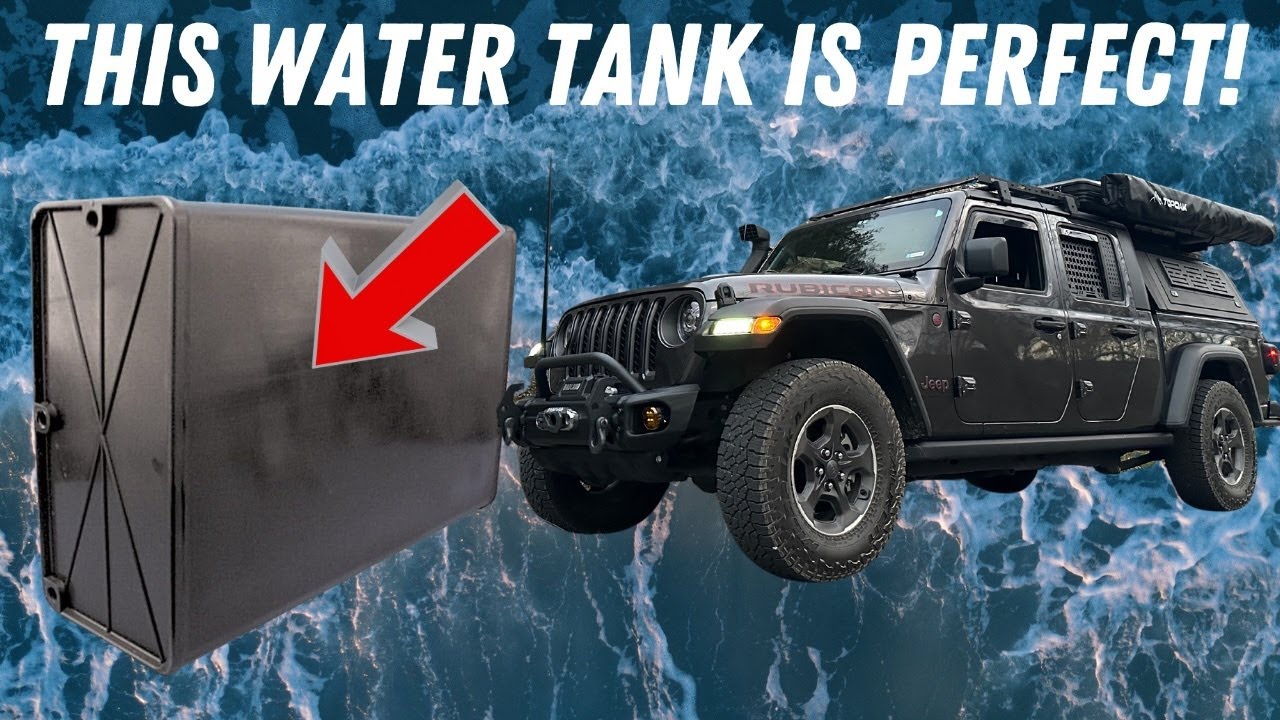 Этот резервуар для хранения воды идеально подходит для моего Jeep Gladiator.