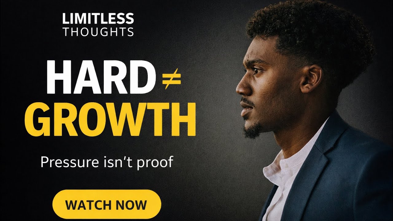 Pressure Isn’t Proof: Why Hard Doesn’t Always Mean You’re Growing 