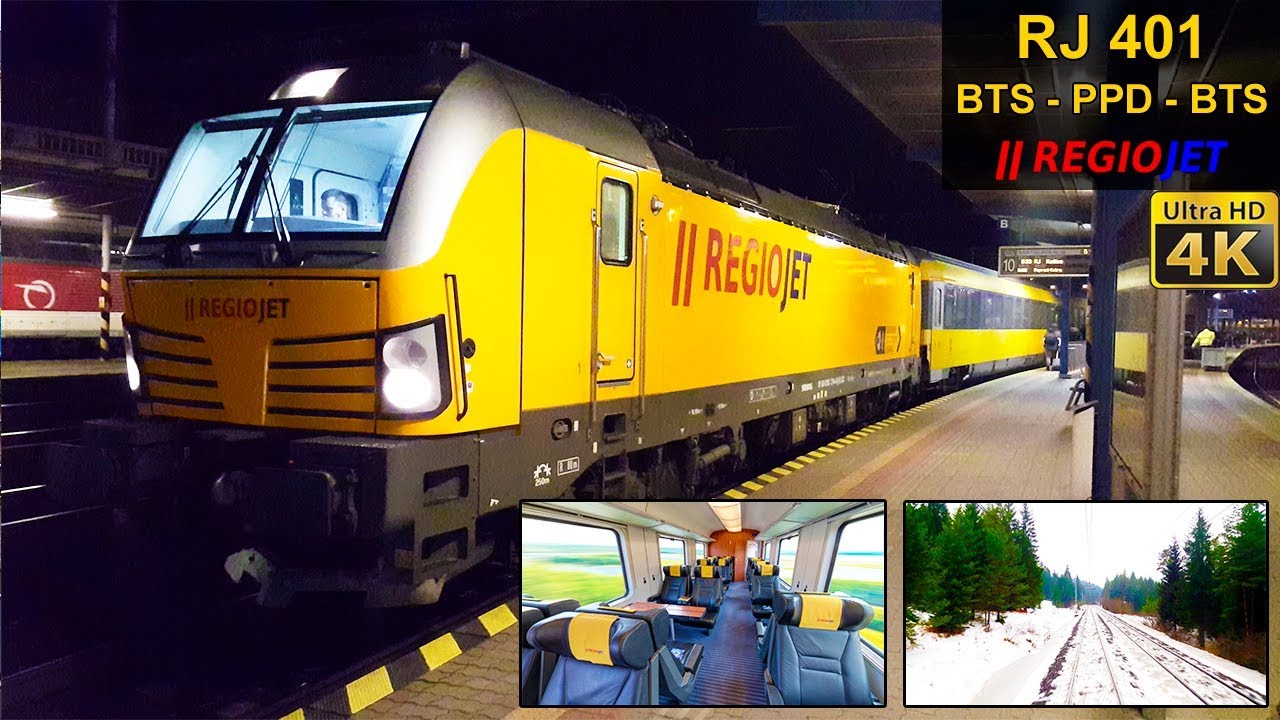 TRAIN EXPERIENCE | Bratislava to Poprad-Tatry | REGIOJET EuroTrain | BUSINESS CLASS