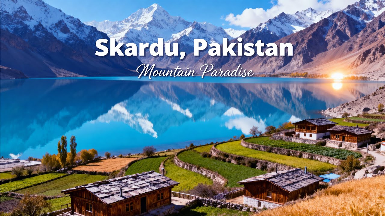 Skardu, Pakistan from Above - Breathtaking Aerial Drone Views in 4K | Heaven on Earth!