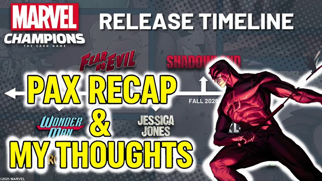 PAX Unplugged RECAP for Marvel Champions: Daredevil, No Core Set 2.0, The Vault's Print on Demand?!