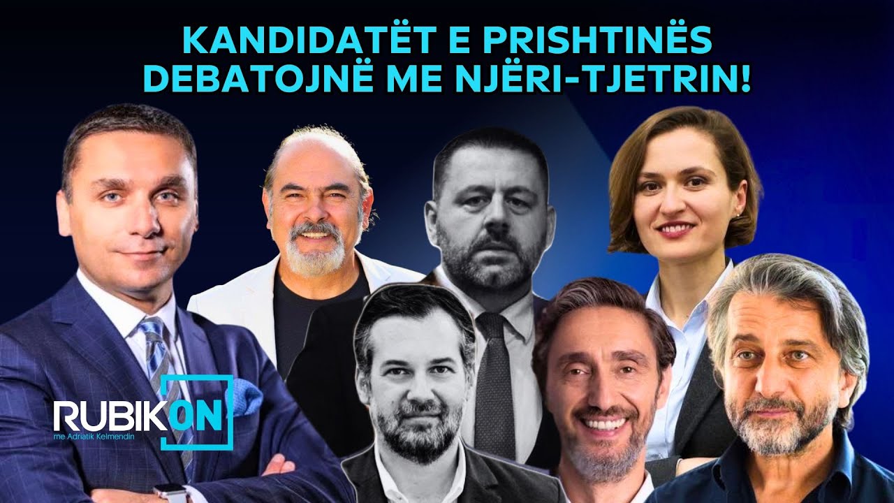 Rubikon - E para herë bashkë në studio: Kandidatët e Prishtinës debatojnë me njëri-tjetrin!