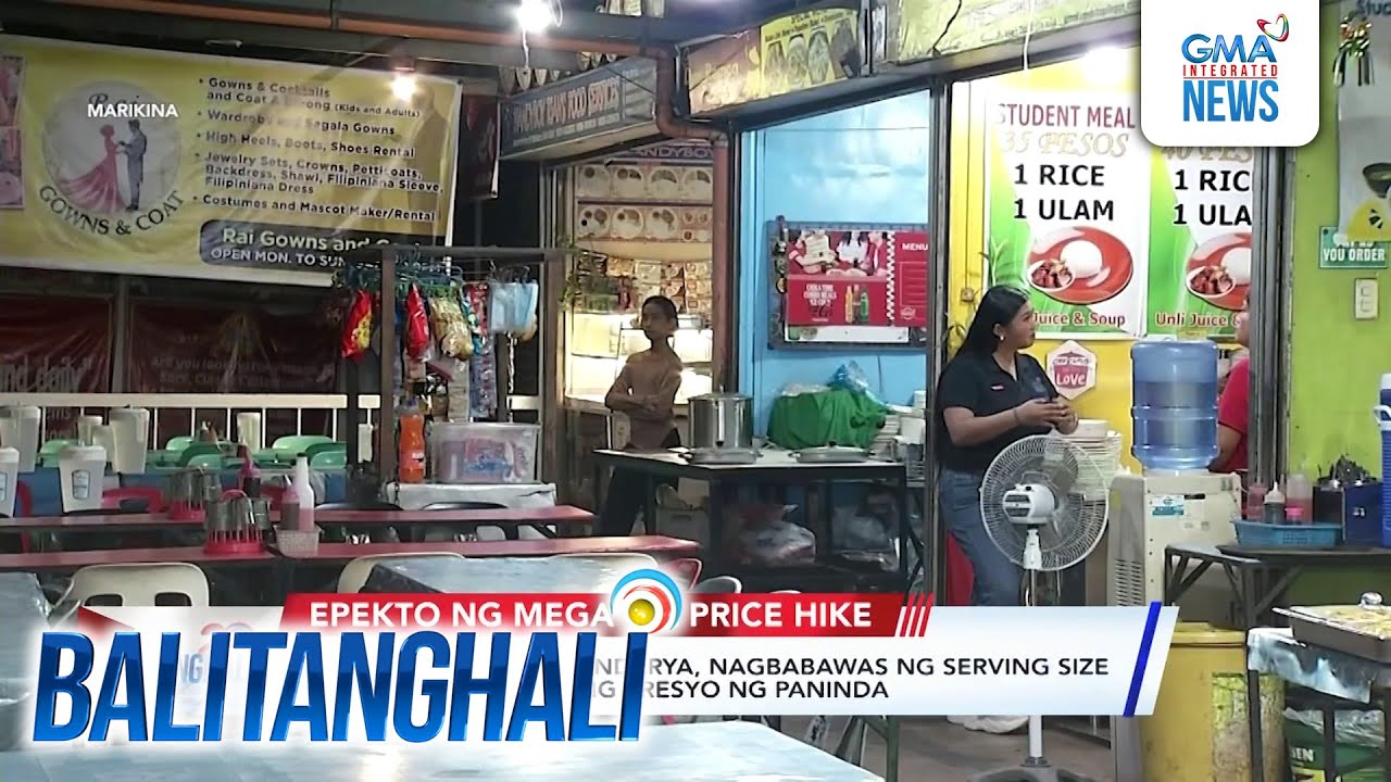 Ilang may-ari ng karinderya, nagbabawas ng serving size... | Balitanghali