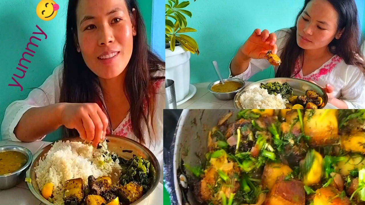 Ajaa Ko Special Khana Dharan  Bata  Leyako Pork Sangha Bhat || Pork ko ko Lai Mann parxa|