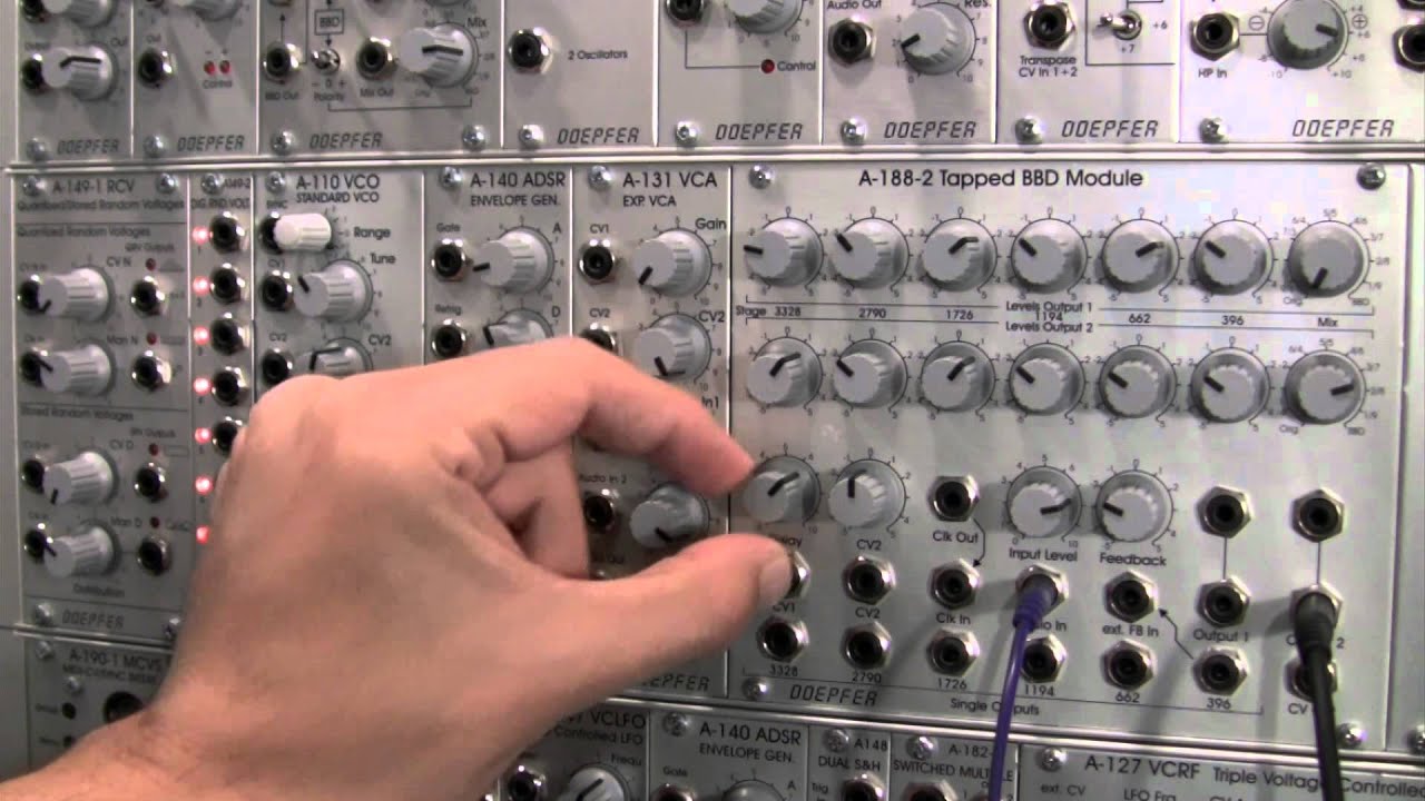 Doepfer A188-2 Tapped BBD Delay- Other Sound Sources-Modulation Part One