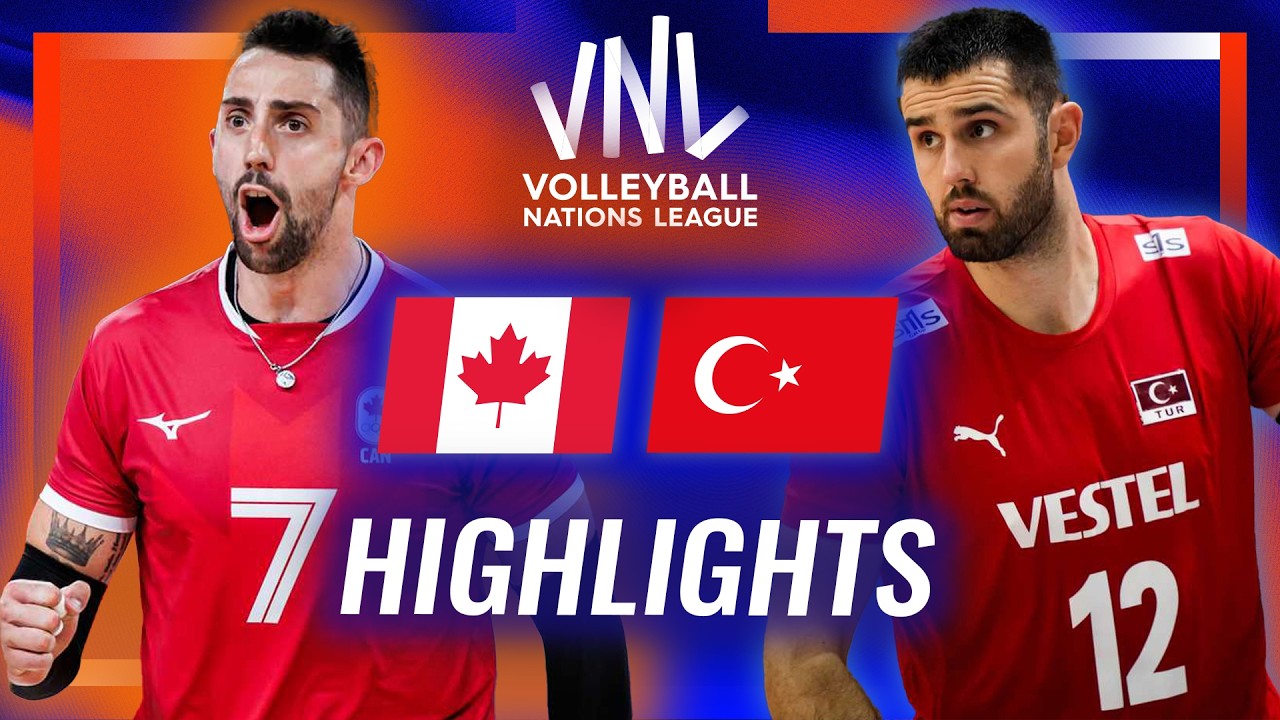 Canada 🇨🇦 vs. T&uuml;rkiye 🇹🇷 - Highlights | Week 1 | Men's VNL 2026