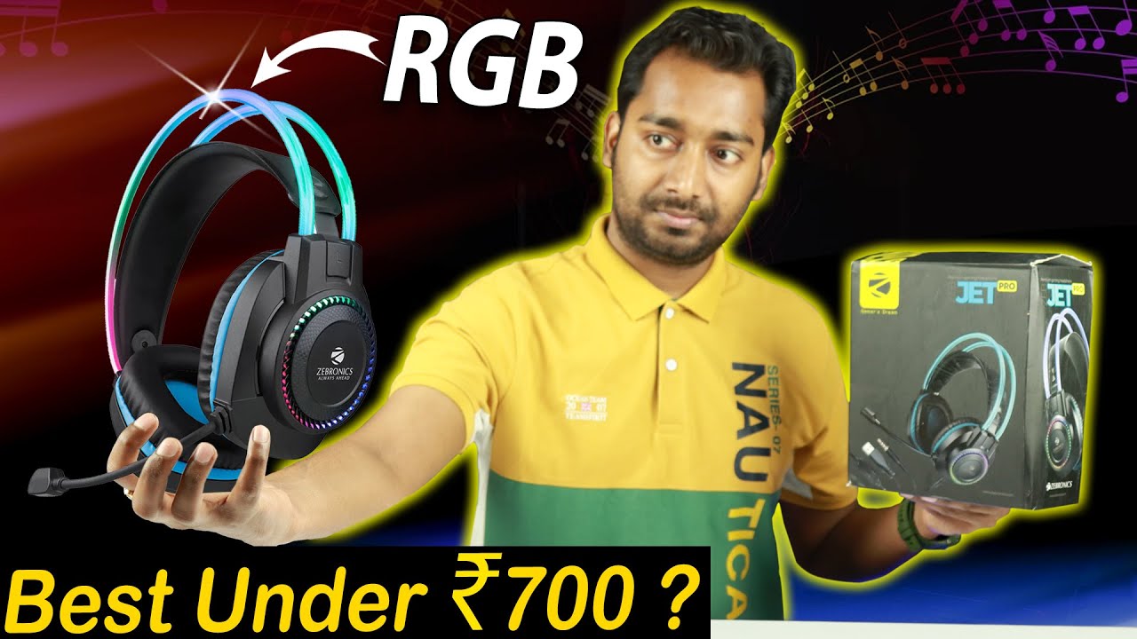 Zebronics Jet Pro Gaming Headphone Unboxing & Review | Best Gaming Headphones under 700 ?