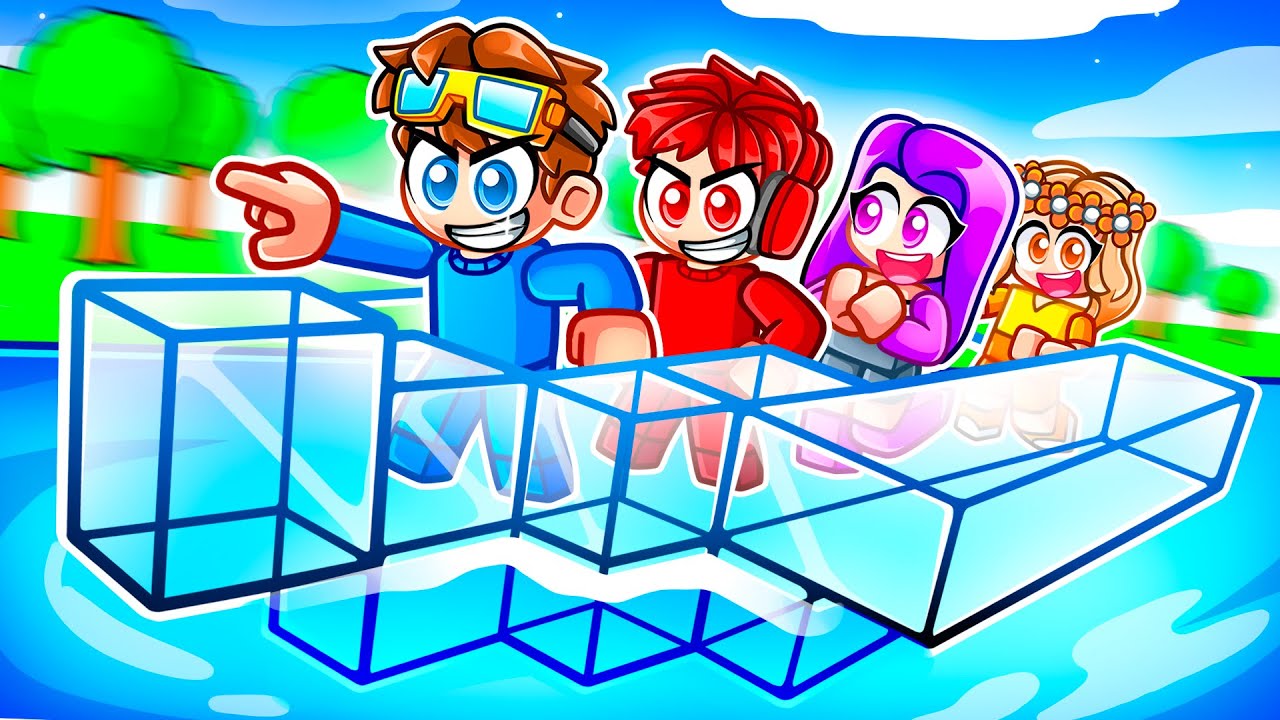 Управляй НЕВИДИМОЙ ЛОДКОЙ в Roblox Построй лодку!