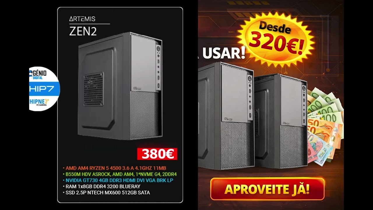 🚨 **PROMOÇÃO – PCS PRONTOS A USAR!** 🚨
