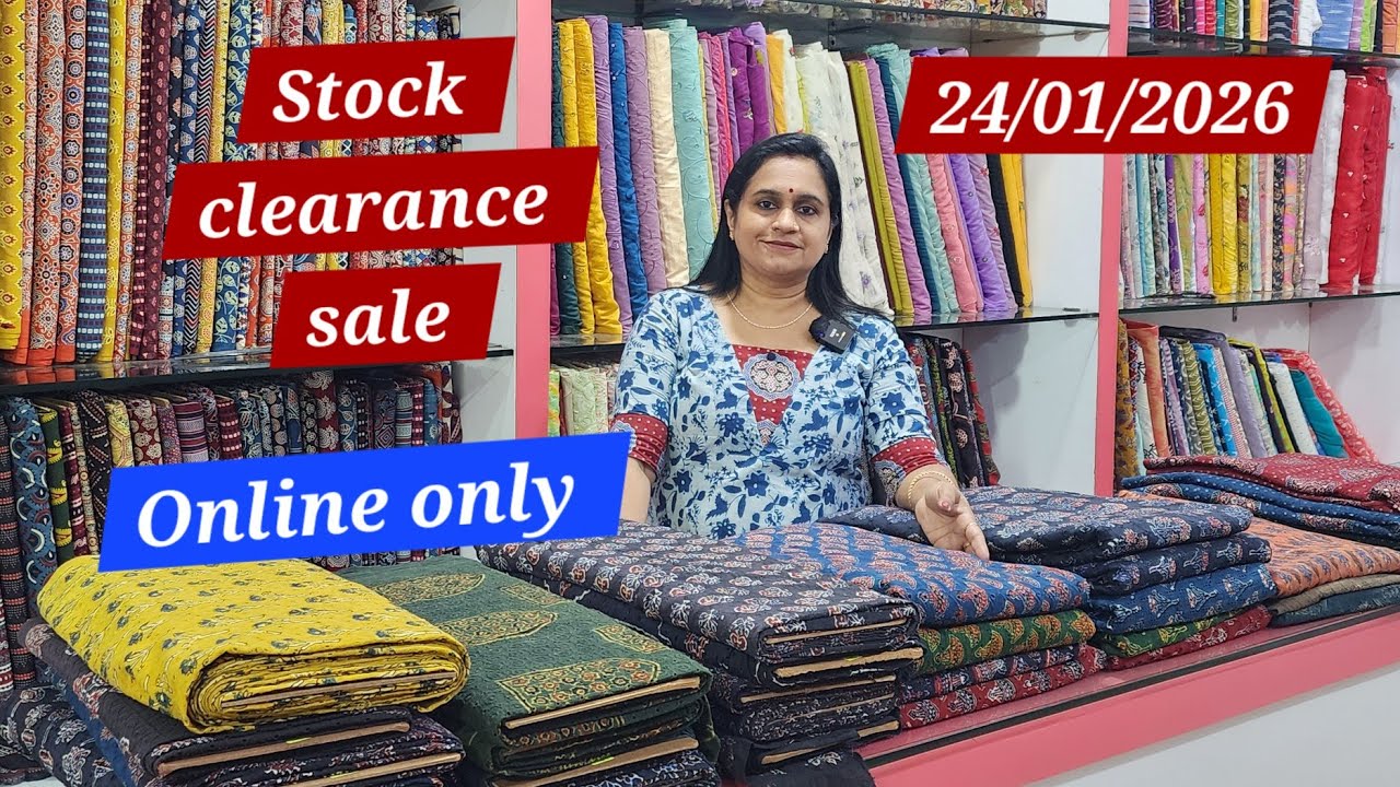 Ajrakh Hakoba 🌹Stock clearance sale 🌹