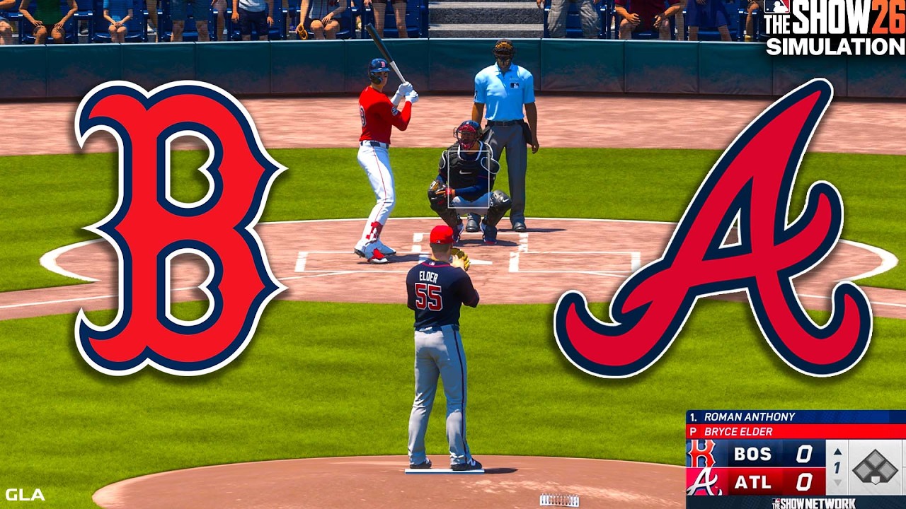Braves vs. Red Sox Simulation | 3/14/26 Spring Training | MLB The Show 26 PS5 Gameplay