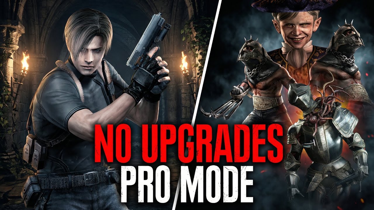 Resident Evil 4 Full Castle Gameplay | Handgun & Knife Only No Upgrades