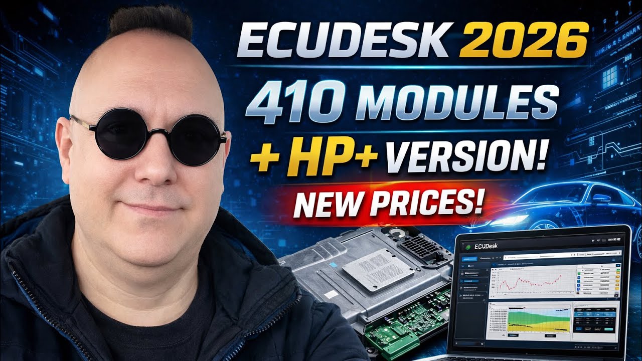 ECUDesk 2026 — 410 модулей и новая версия HP+ECUdesk.  отчет за год. 24.02.2026