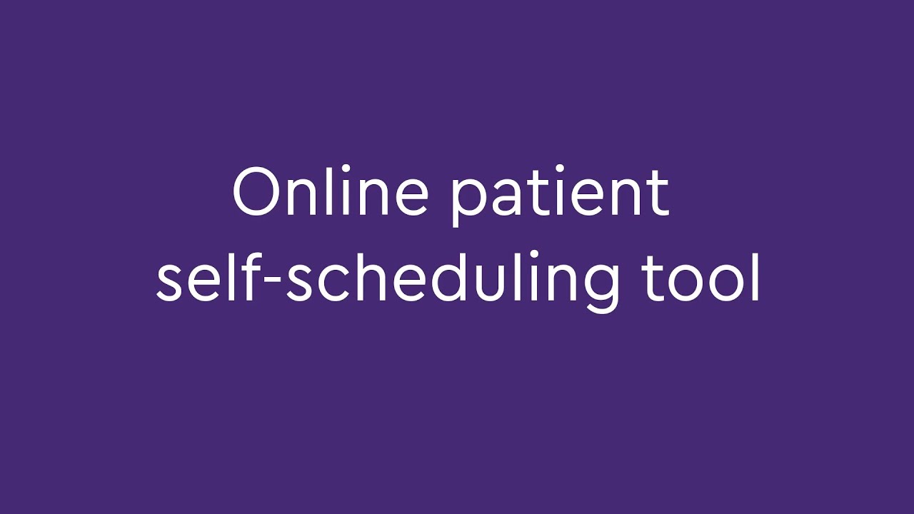 Video Demo of Patient Self-Scheduling Tool | ModMed