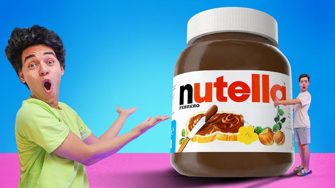 صنعت اكبر نوتيلااا في العالم 300 كيلو 😍❤️biggest nuttela in the world