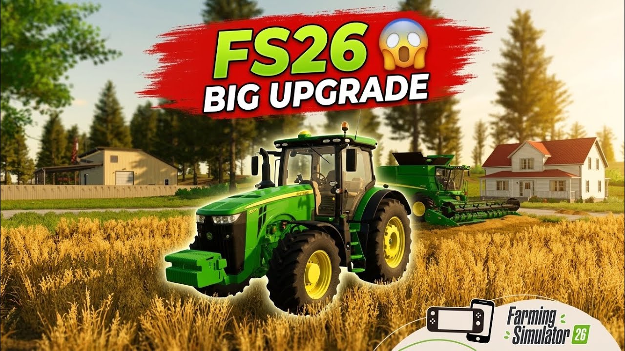 FS26 Mobile Gameplay & Features BIG Upgrade!