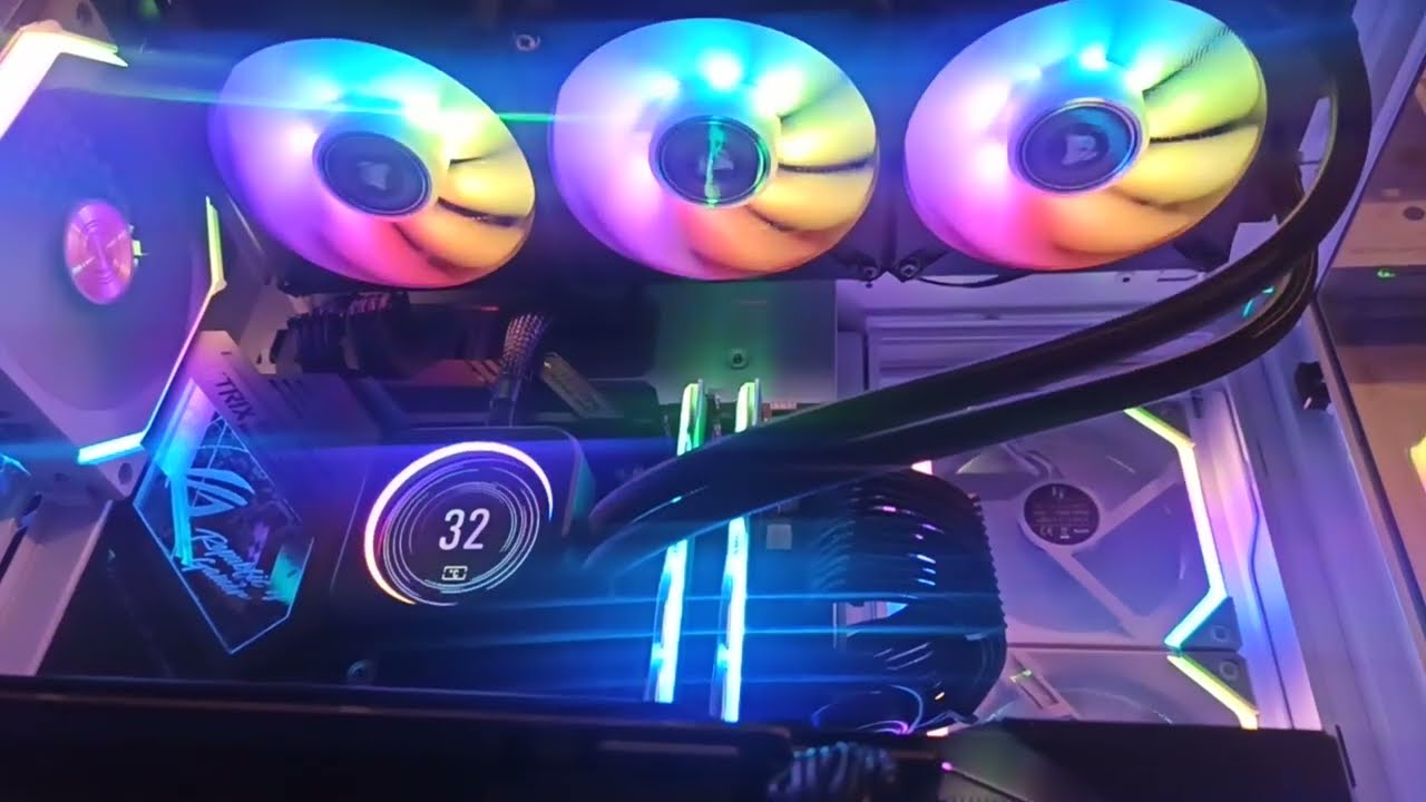 Computer setup 2023 - RTX 4090, LianLi, be quiet Dark Power Pro 12, and others...