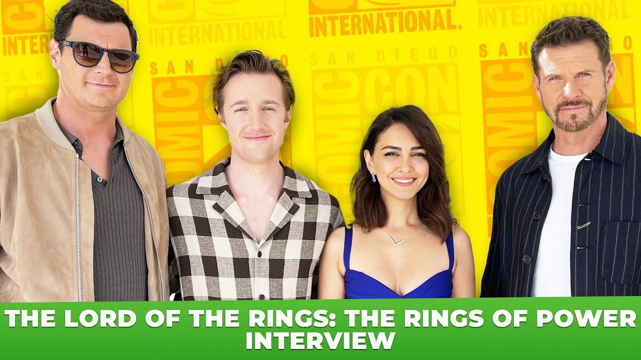 The Rings of Power Interview: Benjamin Walker, Nazanin Boniadi, Lloyd Owen & Leon Wadham