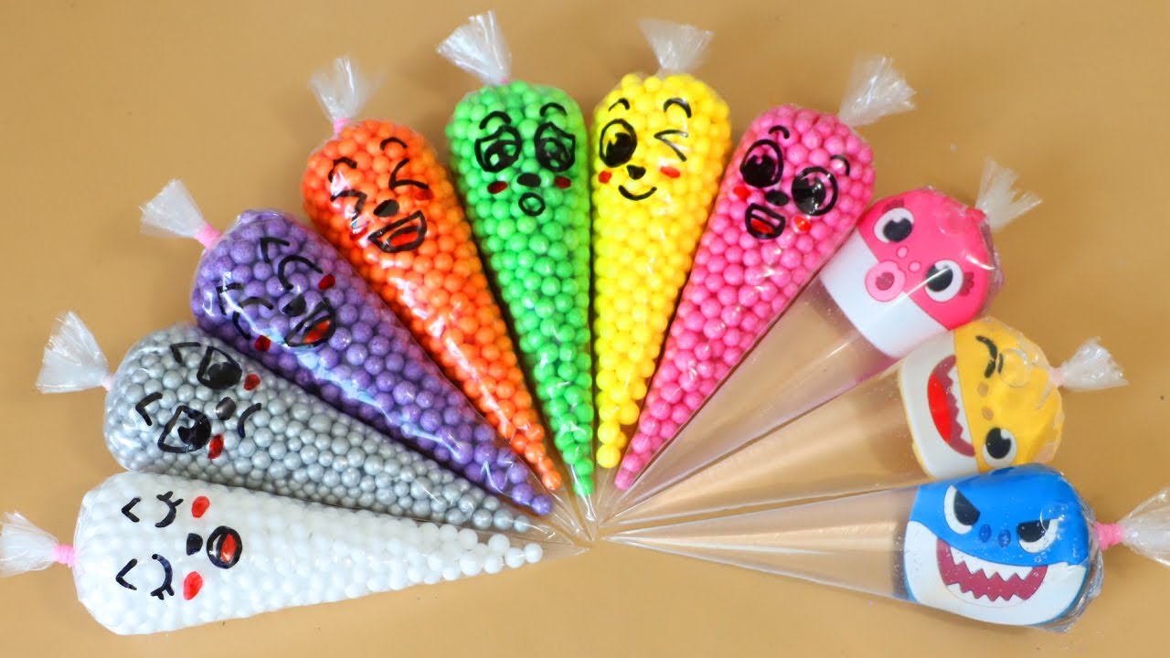 Making Slime with Piping Bags! Most Satisfying Slime Video★ASMR★#ASMR #PipingBags