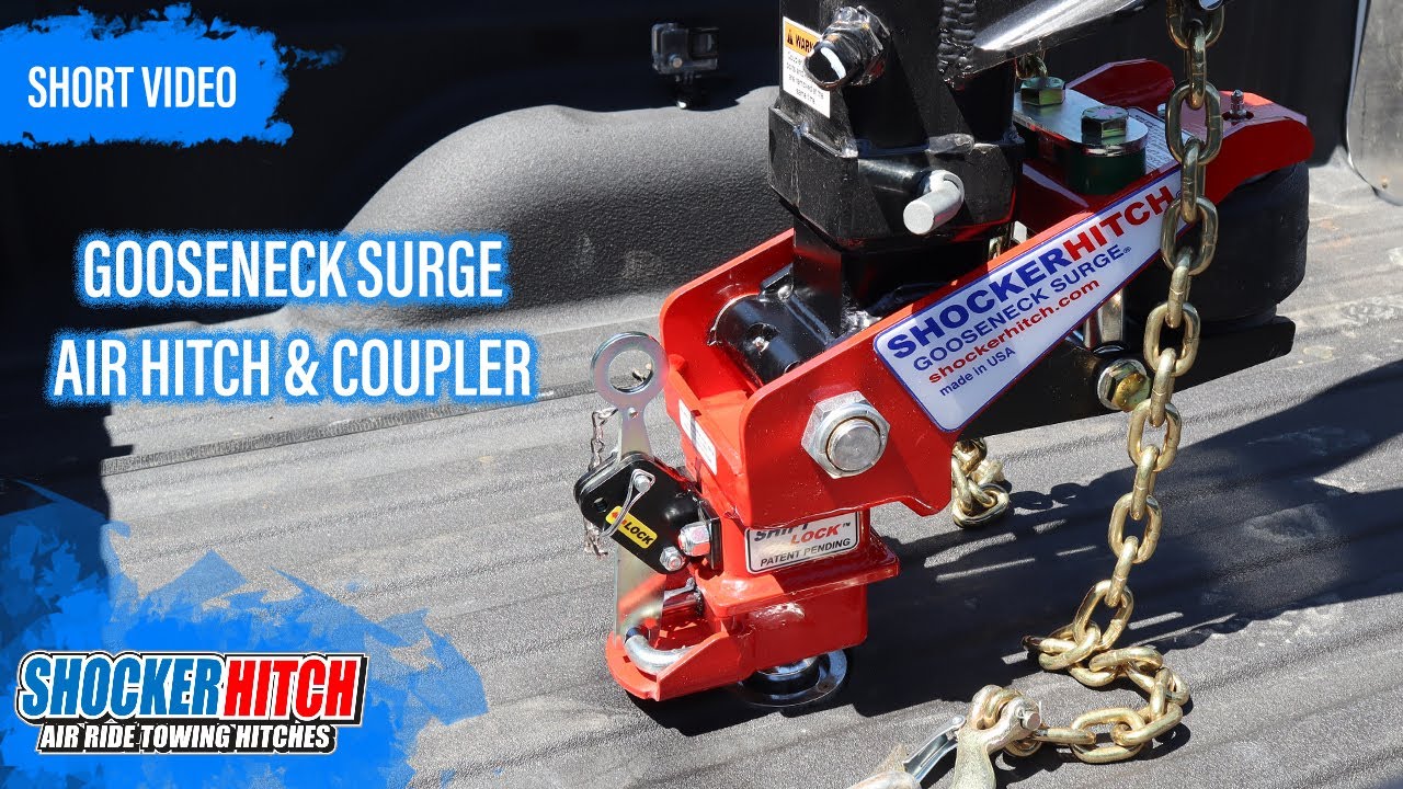 Gooseneck Surge&trade; Air Hitch and Coupler - Shocker Hitch