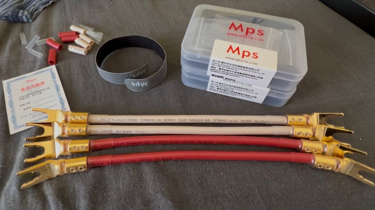 MPS 6N 無氧銅 紫銅鍍金Y插跳線 跳線diy